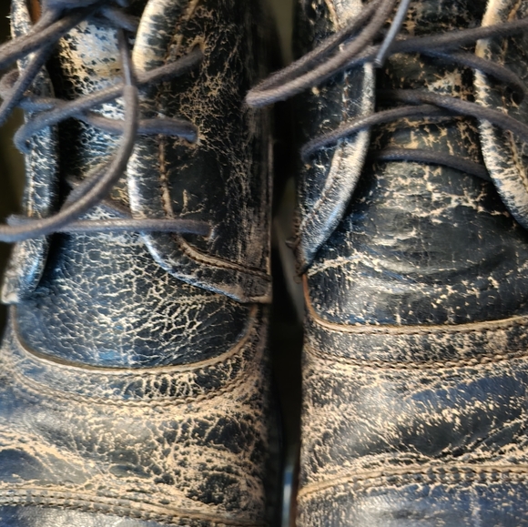 BED STU BROWN DISTRESSED COBBLER SERIES BOOT. - Picture 4 of 14